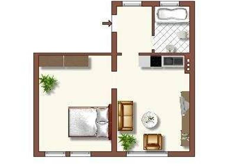 Wohnung zur Miete 409 € 2 Zimmer 39,7 m² EG Otto-Hellwig-Straße 4 Huckingen Duisburg 47259