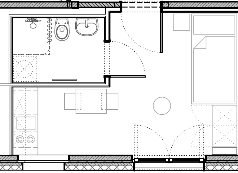 Studio zur Miete 310 € 1 Zimmer 18,8 m² 1. Geschoss frei ab sofort Prachaticer Straße 15-21 Neuhaus Neuhaus am Rennweg 98724