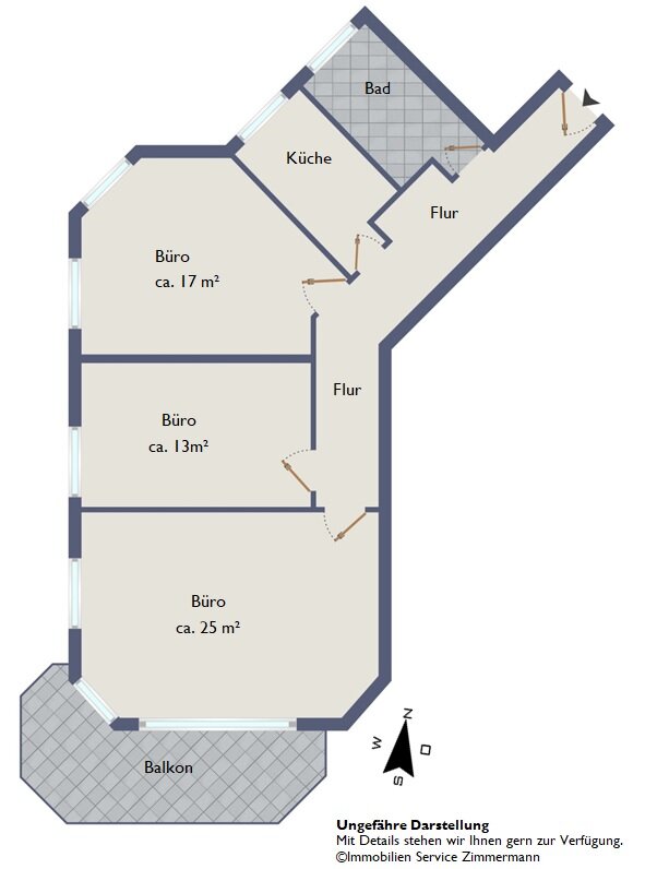 Bürogebäude zum Kauf als Kapitalanlage geeignet 260.000 € 3 Zimmer Bramfeld Hamburg 22175