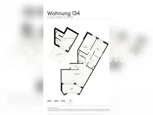 Maisonette zur Miete Tauschwohnung 2.550 € 4 Zimmer 123 m² 7. Geschoss Alsterdorf Hamburg 22297