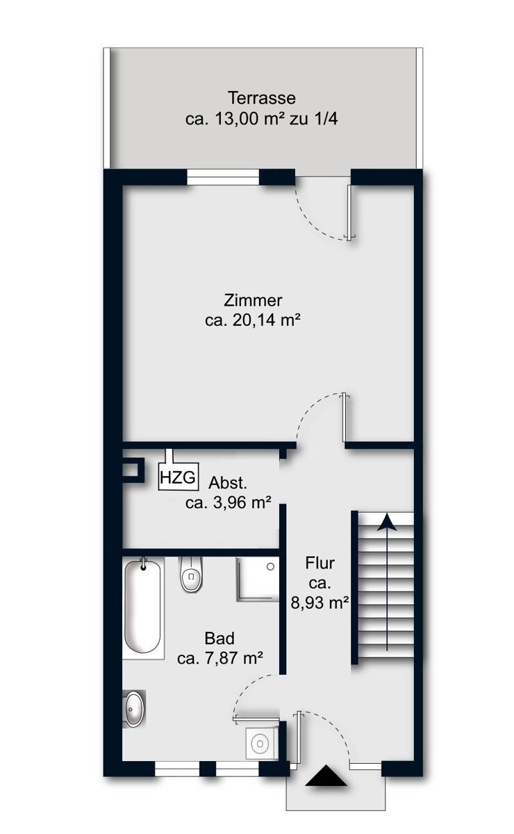 Reihenmittelhaus zum Kauf 255.000 € 3 Zimmer 75 m²<br/>Wohnfläche 162 m²<br/>Grundstück Tenever Bremen / Osterholz 28325