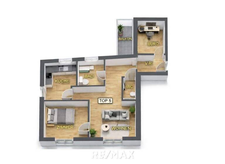 Wohnung zum Kauf 150.000 € 2,5 Zimmer 55,7 m² 1. Geschoss Wenns 6473