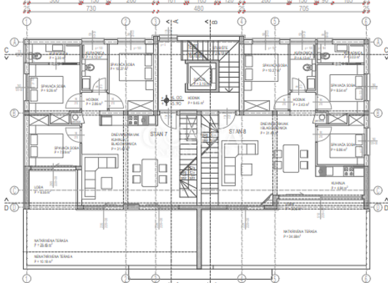 Wohnung zum Kauf 822.120 € 4 Zimmer Nin 23232