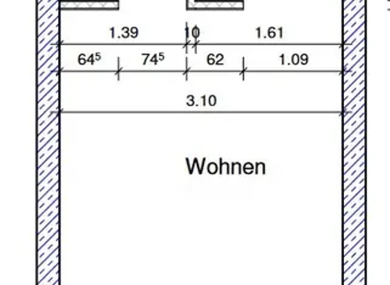 Wohnung zur Miete 570 € 1 Zimmer 28 m² Geschoss 1/6 frei ab 01.05.2026 Kempten Kempten (Allgäu) 87435