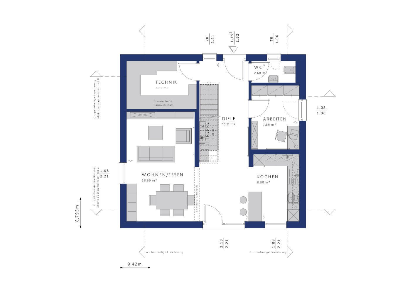 Einfamilienhaus zum Kauf provisionsfrei 393.409 € 5 Zimmer 133,5 m²<br/>Wohnfläche 317 m²<br/>Grundstück Dreisbach Mettlach 66693