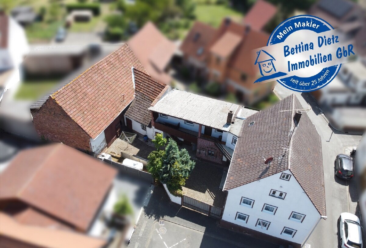 Bauernhaus zum Kauf 199.000 € 6 Zimmer 172 m²<br/>Wohnfläche 512 m²<br/>Grundstück Radheim Schaafheim 64850