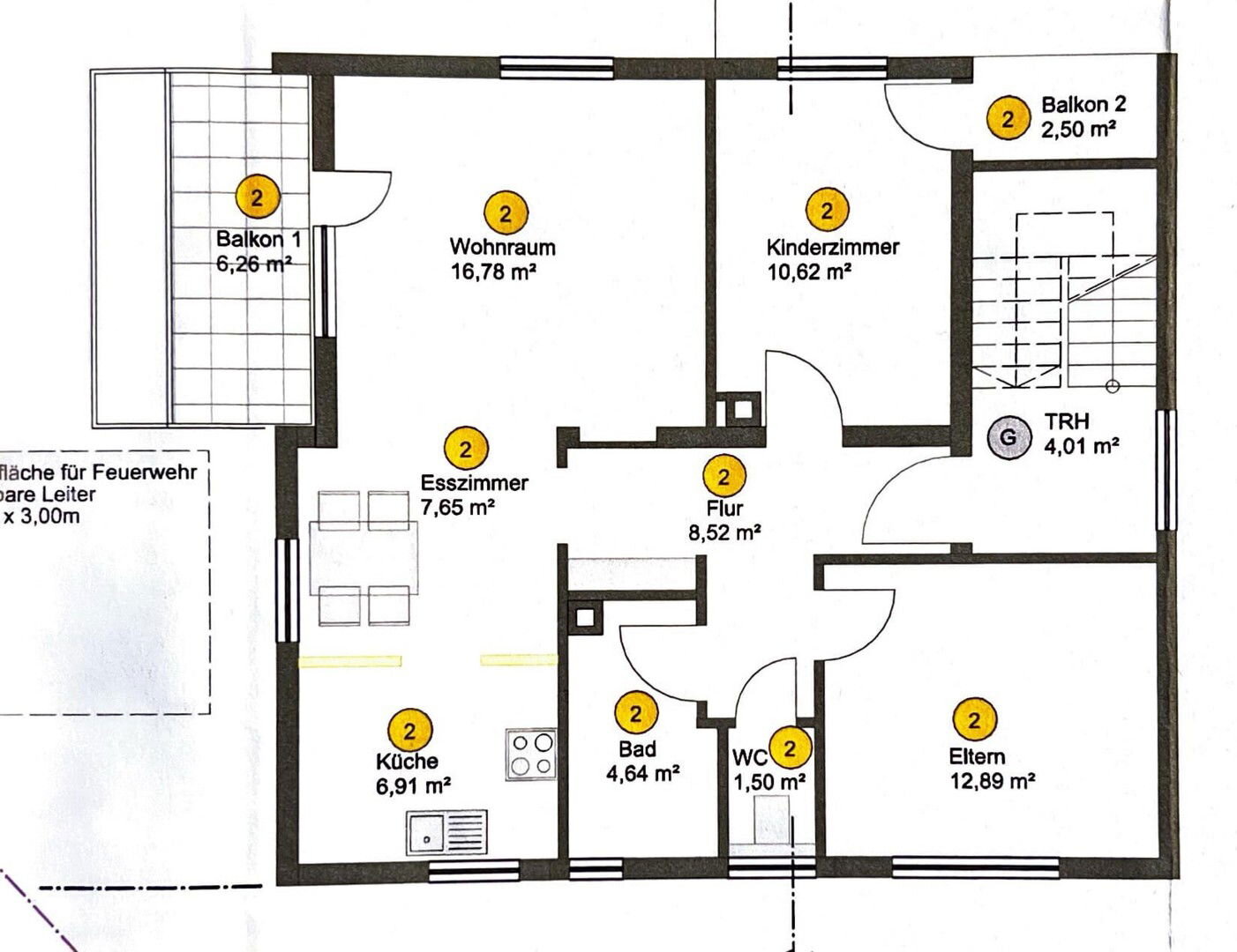 Wohnung zum Kauf provisionsfrei 299.900 € 4 Zimmer 74 m²<br/>Wohnfläche 1.<br/>Geschoss In der Wiedenhalde 1 Wernau 73249