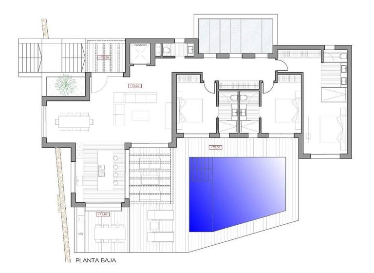 Haus zum Kauf provisionsfrei 2.050.000 € 4 Zimmer 342 m² 1.000 m² Grundstück Calle de Juan Cordero Jávea - Xàbia 03739