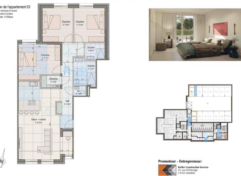 Studio zum Kauf provisionsfrei 1.163.713 € 130,5 m² Rue St. Laurent 3 Lorentzweiler 7370