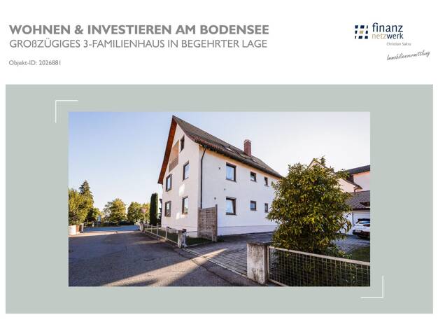 Mehrfamilienhaus zum Kauf 649.000 € 10 Zimmer 200 m² 573 m² Grundstück frei ab 02.01.2027 Ailingen Friedrichshafen 88048