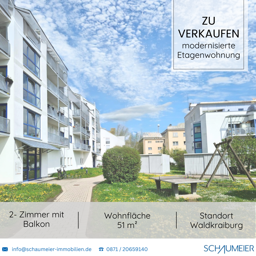 Wohnung zum Kauf als Kapitalanlage geeignet 150.000 € 2 Zimmer 51 m²<br/>Wohnfläche Kerngebiet Waldkraiburg 84478