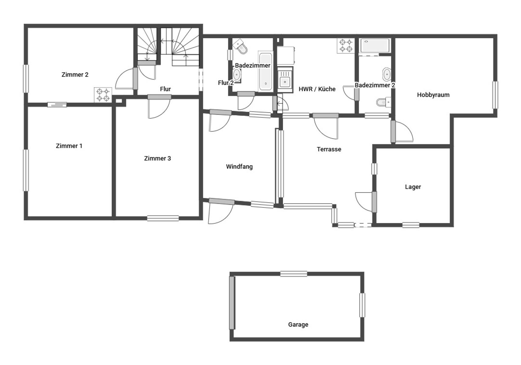 Immobilie zum Kauf als Kapitalanlage geeignet 215.000 € 7 Zimmer 125 m²<br/>Fläche 641 m²<br/>Grundstück Walschleben 99189