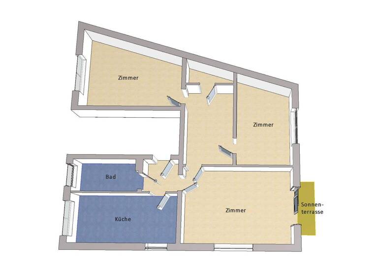 Wohnung zum Kauf 430.000 € 4 Zimmer 90 m² frei ab sofort Werder (Havel) 14542