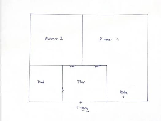 Wohnung zur Miete Tauschwohnung 300 € 2 Zimmer 38 m² 1. Geschoss Albertstadt Dresden 01099