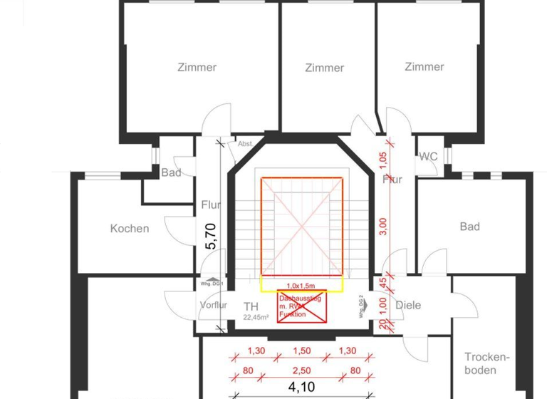 Wohnung zum Kauf provisionsfrei 650.000 € 5 Zimmer 126 m² 5. Geschoss Ottensen Hamburg 22763