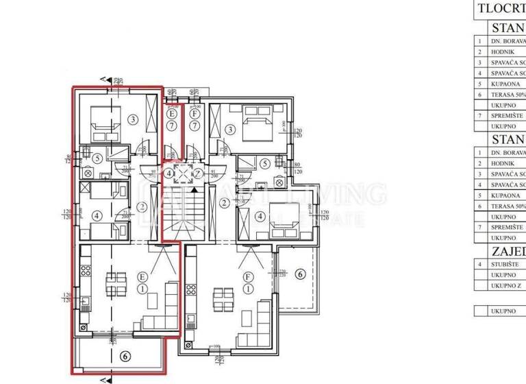 Wohnung zum Kauf 288.000 € 3 Zimmer 64 m² 2. Geschoss Umag Centar, Luka, Finida