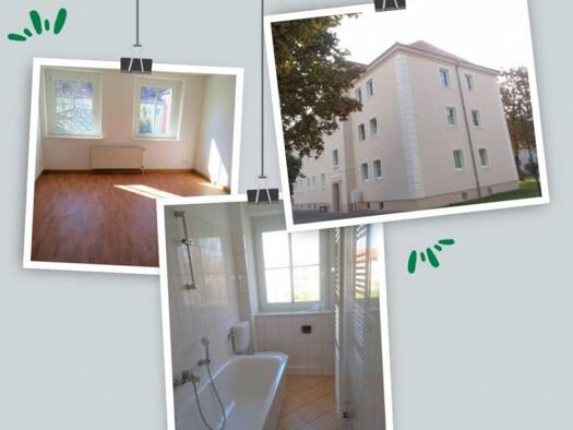 Wohnung zur Miete 358 € 3 Zimmer 59,6 m² 2. Geschoss Herweghstraße 3 Braunsbedra 06242