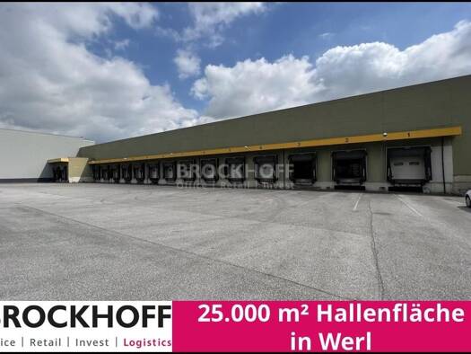 Halle/Industriefläche zur Miete 25.000 m² Lagerfläche teilbar ab 12.000 m² Werl 59457