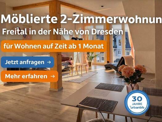 Wohnung zur Miete Wohnen auf Zeit 1.250 € 2 Zimmer 55 m² frei ab sofort Zöllmener Straße 0 Wurgwitz Freital 01705