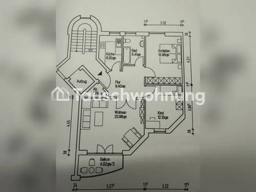 Wohnung zur Miete Tauschwohnung 775 € 3 Zimmer 76 m² 2. Geschoss Osdorf Altona 22761