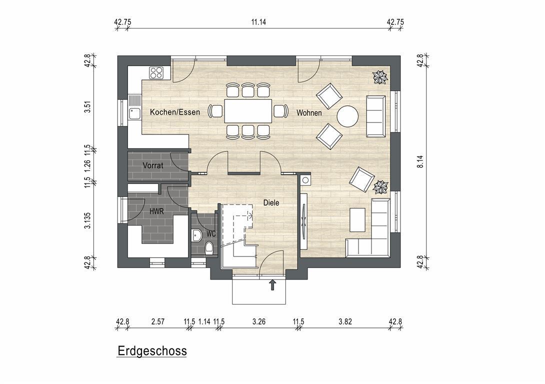 Einfamilienhaus zum Kauf 469.000 € 4 Zimmer 149,9 m²<br/>Wohnfläche 880 m²<br/>Grundstück Utarp , Harlingerl 26556