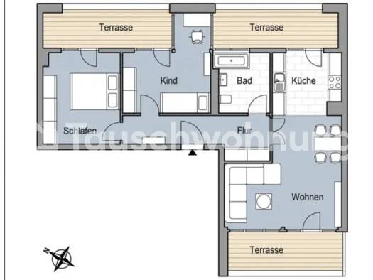 Wohnung zur Miete Tauschwohnung 694 € 3 Zimmer 71 m² 3. Geschoss Müggelheim Berlin 12557