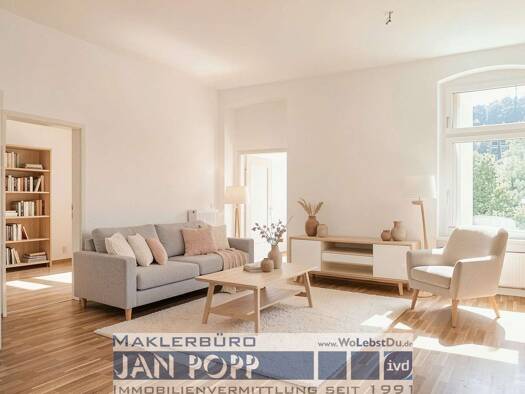 Wohnung zur Miete 457 € 3 Zimmer 83 m² Geschoss 1/2 Rudolf-Breitscheid-Straße 5 Greiz Greiz 07973