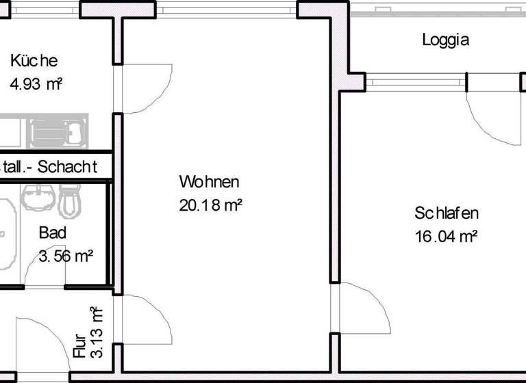 Wohnung zur Miete 389 € 2 Zimmer 48,7 m² 8. Geschoss Hermann-Hesse-Straße 19 Reform Magdeburg 39118