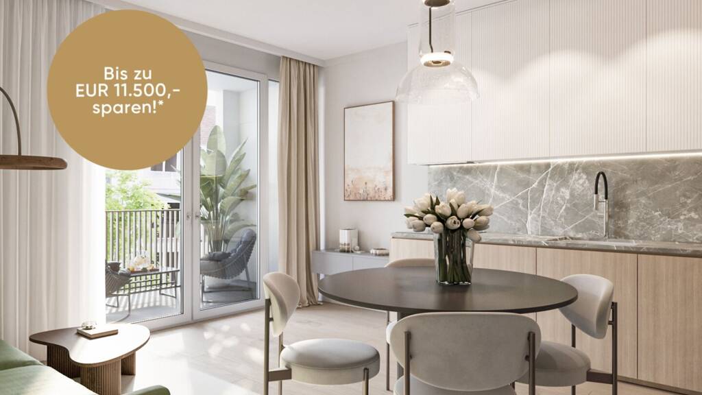 Wohnung zum Kauf - Erstbezug 315.900 € 2 Zimmer 42,9 m² 4. Geschoss Siebenbrunnengasse 44 Wien 1050