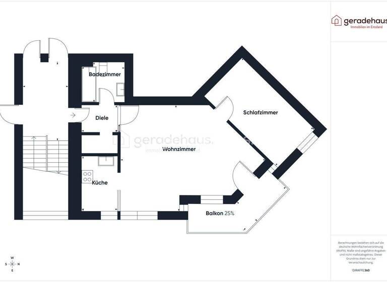 Wohnung zum Kauf 95.000 € 2 Zimmer 50 m² Darme Lingen 49809