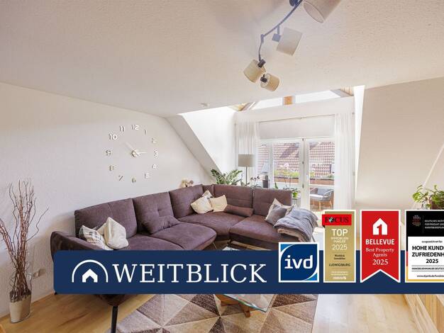 Maisonette zur Miete 1.200 € 3,5 Zimmer 94,4 m² 3. Geschoss Remseck am Neckar 71686