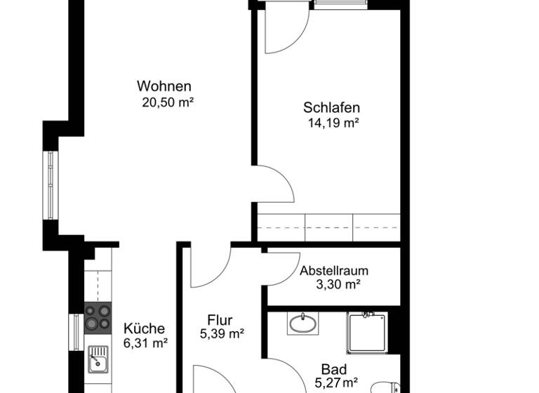 Wohnung zum Kauf - Erstbezug 2 Zimmer 55 m² Paternion 9711