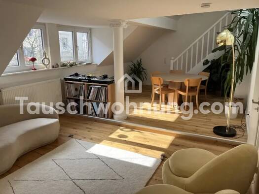 Maisonette zur Miete Tauschwohnung 1.200 € 1,5 Zimmer 65 m² 2. Geschoss Nordend-Ost Frankfurt am Main 60318