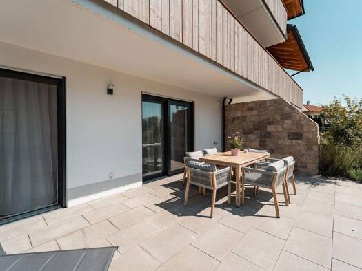 Wohnung zum Kauf - Neubau provisionsfrei 595.000 € 3 Zimmer 83,2 m² EG frei ab sofort Feldwieserstraße 52 Feldwies Übersee 83236