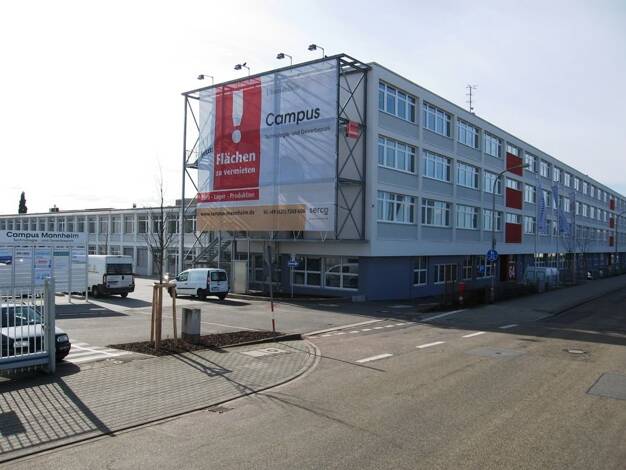 Bürofläche zur Miete 647,1 m² Bürofläche teilbar ab 247,5 m² Weinheimer Str. 62-68 Käfertal Mannheim 68309