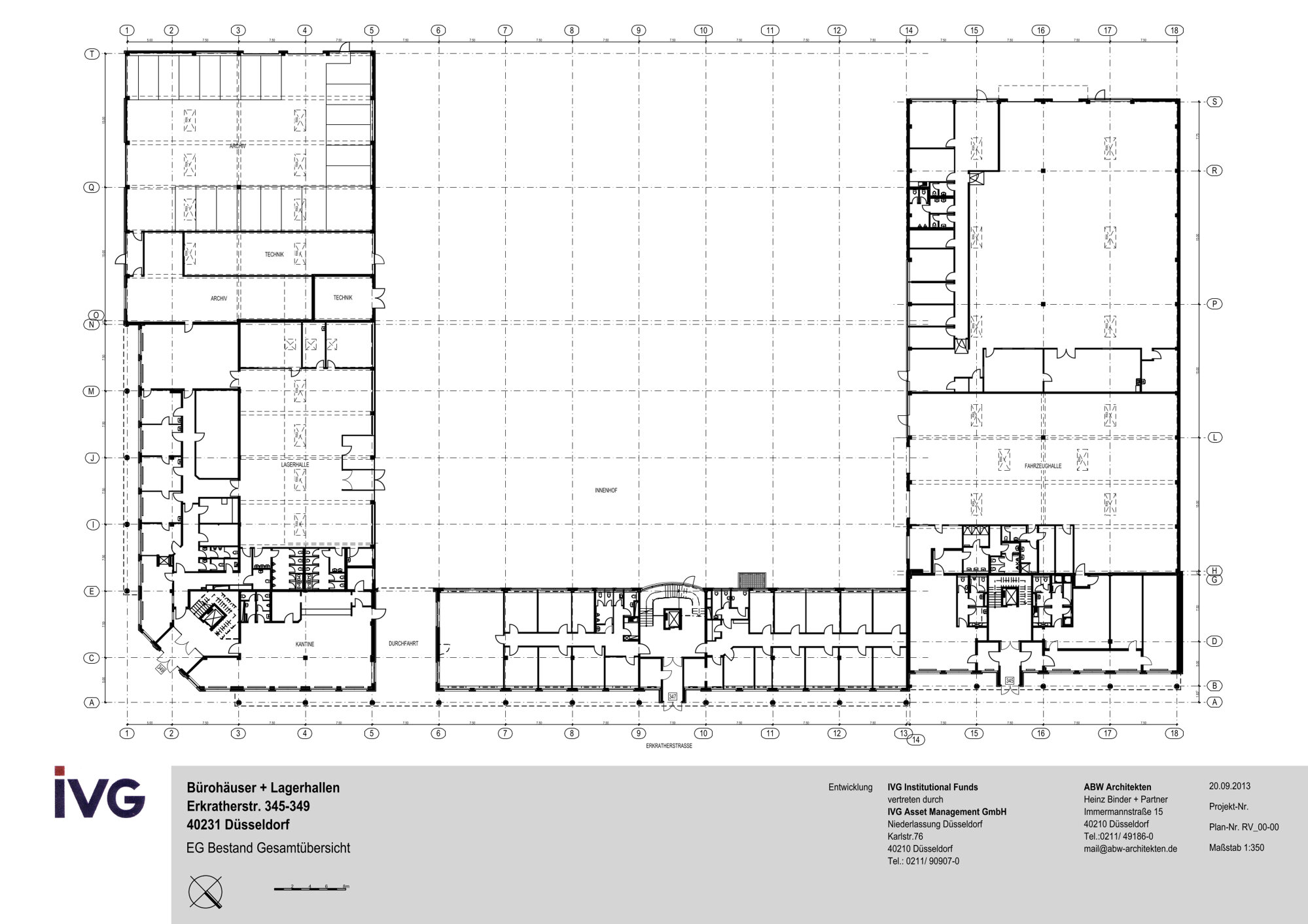 Bürofläche zur Miete provisionsfrei 13,50 € 2.053,5 m²<br/>Bürofläche ab 622 m²<br/>Teilbarkeit Lierenfeld Düsseldorf 40231