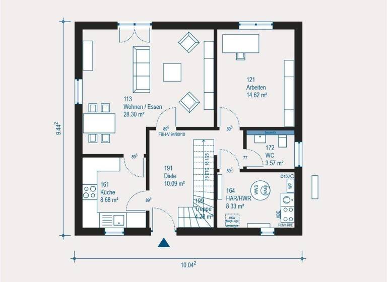 Einfamilienhaus zum Kauf 538.000 € 5 Zimmer 142,2 m² 450 m² Grundstück Böhlitz-Ehrenberg Leipzig 04178