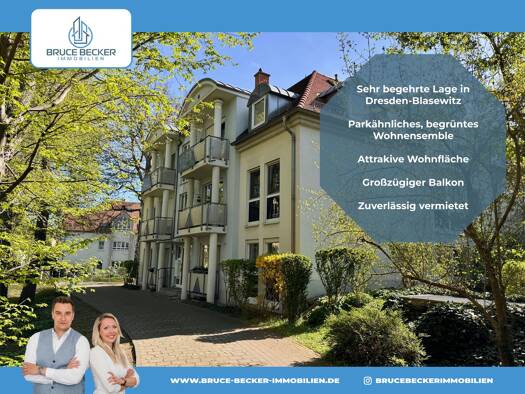 Wohnung zum Kauf 198.000 € 2 Zimmer 66 m² 1. Geschoss Blasewitz Ortsamtsbereich Blasewitz 01309