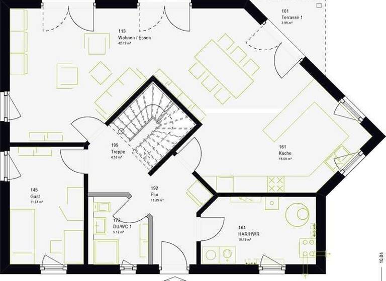 Einfamilienhaus zum Kauf - Erstbezug provisionsfrei 435.599 € 5 Zimmer 183 m² 498 m² Grundstück Baal Hückelhoven 41836