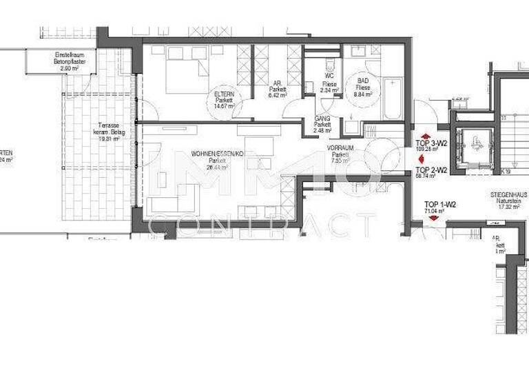 Wohnung zum Kauf - Erstbezug provisionsfrei 279.000 € 2 Zimmer 68,7 m² frei ab sofort Purgstall an der Erlauf 3251