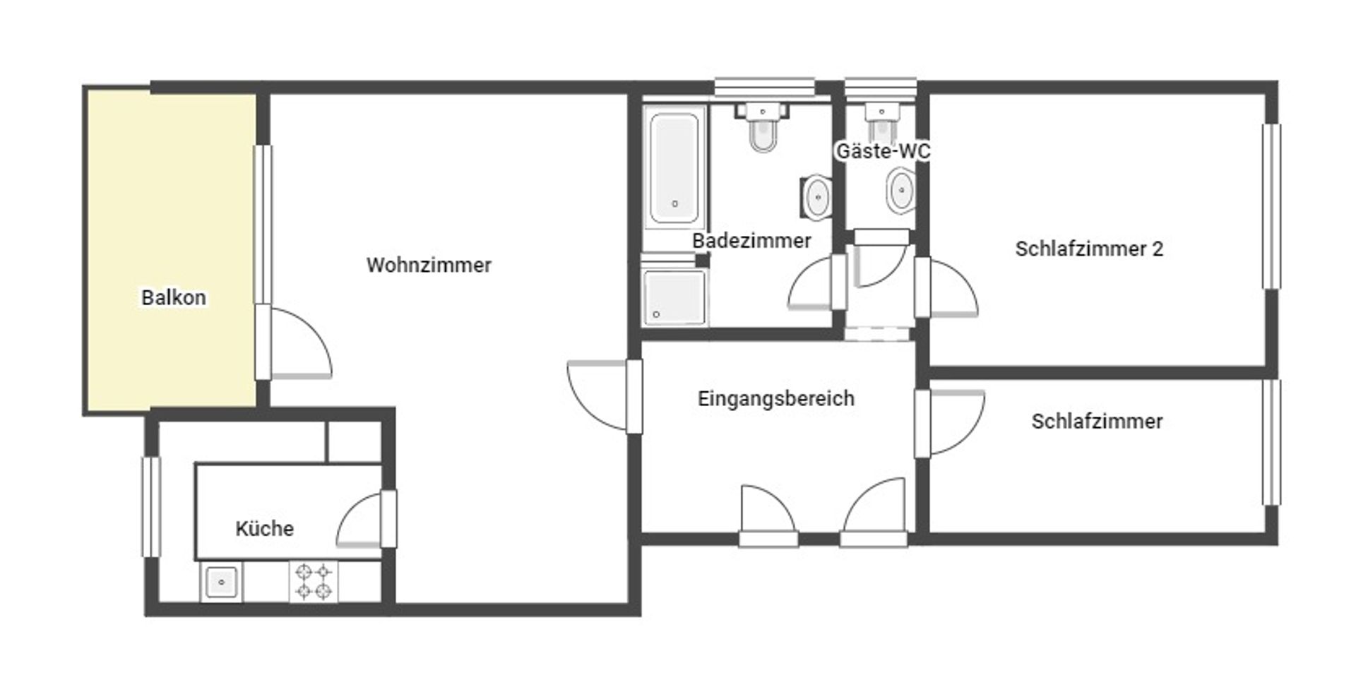 Wohnung zum Kauf 149.000 € 3 Zimmer 80,2 m²<br/>Wohnfläche 1.<br/>Geschoss Kalve / Wefelshohl Lüdenscheid 58511