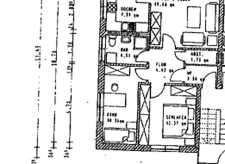 Wohnung zum Kauf als Kapitalanlage geeignet 120.000 € 3 Zimmer 66 m²<br/>Wohnfläche Spickenstraße 15a Eisenach Eisenach 99817