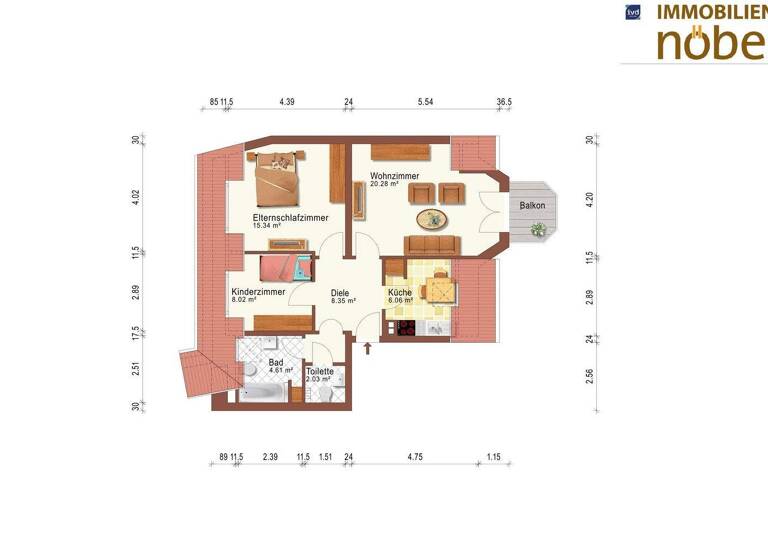 Wohnung zum Kauf 229.000 € 3 Zimmer 65 m² 2. Geschoss frei ab sofort Mondorf Niederkassel 53859