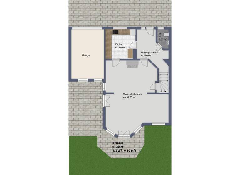 Doppelhaushälfte zum Kauf 1.430.000 € 6 Zimmer 206 m² 331 m² Grundstück Riemerling Hohenbrunn 85521