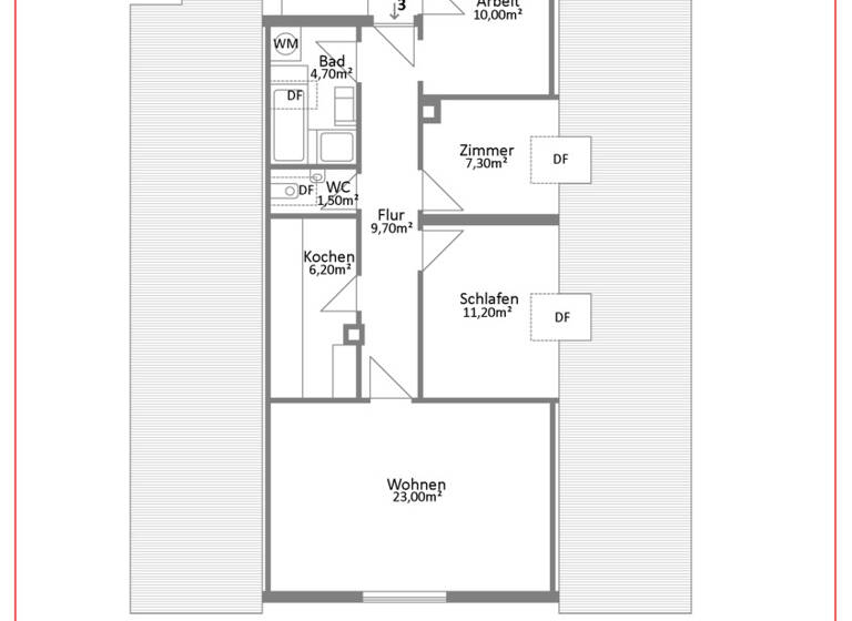 Wohnung zum Kauf 199.000 € 4 Zimmer 76 m²<br/>Wohnfläche Dachgeschoss, 2.<br/>Geschoss Heubach Heubach 73540