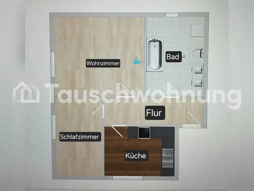 Wohnung zur Miete Tauschwohnung 372 € 2 Zimmer 47 m² 1. Geschoss Gremmendorf Münster 48155