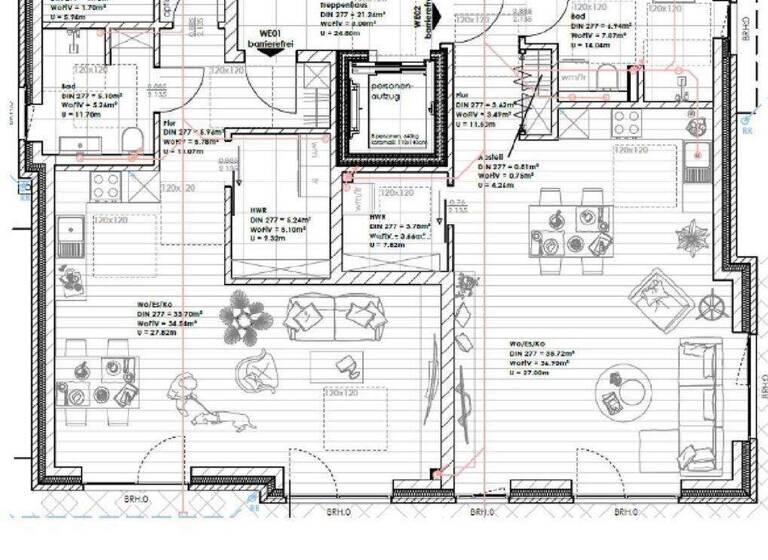 Wohnung zum Kauf - Erstbezug 262.000 € 2 Zimmer 66,8 m² Uhlandstraße 1 Papenburg 26871