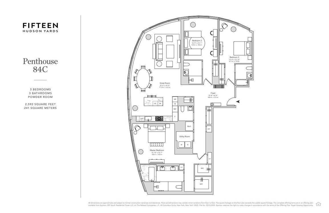 Wohnung zum Kauf 6.100.000 € 6 Zimmer 240 m²<br/>Wohnfläche New York City