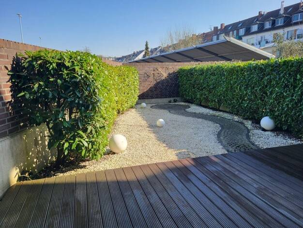 Terrassenwohnung zur Miete 1.950 € 3 Zimmer 110 m² Geschoss EG/3 frei ab sofort Bilk Düsseldorf 40223