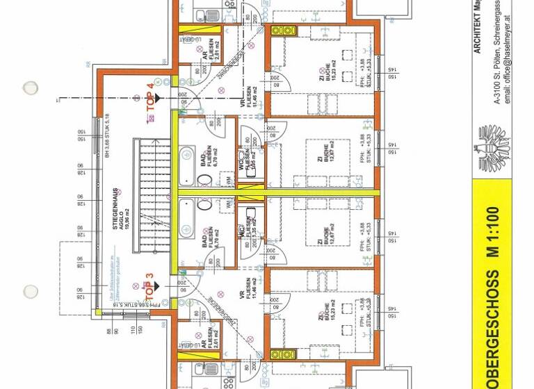 Wohnung zur Miete 715 € 3 Zimmer 81,2 m² 1. Geschoss Am Weißen Kreuz, Kirnberg Kirnberg an der Mank 3241